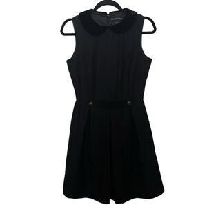 L'ecole Des Femmes - Ecolicre - Size 4 dress -  Black - Twee Peter pan collar